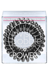 Invisibobble POWER True Black - Invisibobble POWER True Black резинка для волос черная, 3 шт