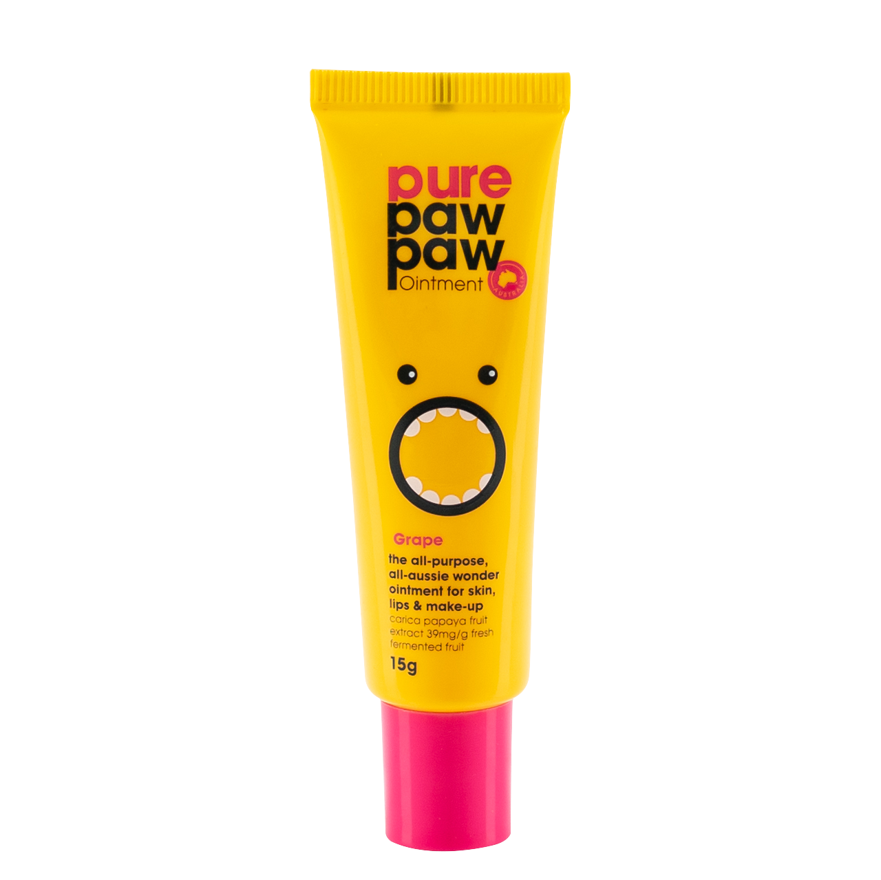 Pure Paw Paw Ointment Grape - Pure Paw Paw восстанавливающий бальзам с  ароматом "Виноградная газировка" купить в Москве в  интернет-магазине CubeBeauty.ru | Отзывы, состав, способ применения