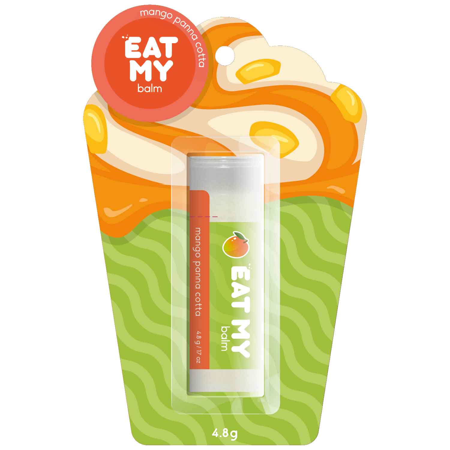 Eat My balm mango panna cotta - купить в Москве и регионах 💋 Продажа Eat  My бальзам для губ 